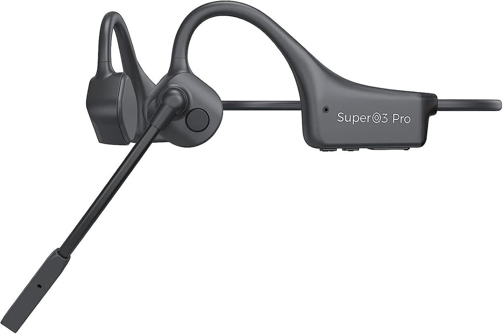 Bluetooth Headphones with Mic Open Ear Headphones Bluetooth 5.2 Headset with Dual CVC8.0 and ENC Noise-canceling Microphones Bone Conduction Headphones Computer Earphones, 8Hrs Battery
