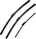 Replacement for Mercedes-Benz GLC300 2016-2021,GLC250 2017-2021,GLC43 AMG 2017-2021 Silent Wipers -SCTIOANSN Front Windshield Wipers 22"+22"+12" Blade Set (Pack of 3)