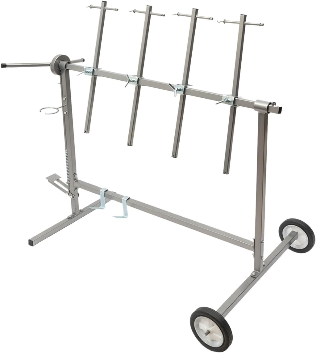 Adjustable Car Body Paint Rack, Paint Stand Repair Work Stand, Bumper/Body Panel/Door Hood Stand Holder, Auto Body Tool for Garages, Repair Shops, and DIY