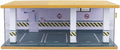 1/24 Parking Garage Model Car Garage Display Case with Clear Acrylic Cover and LED Lighting Toy Car Storage Tabletop Showcase for Boy Kids Home Toy Stores