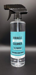 DURA-COATING TECHNOLOGY Miracle Interior Cleaner - Detailers Car Interior Detailing Spray for Vinyl, Leather & Carpets, All-Purpose Stain Remover for Dashboard, Seats & Plastics - 16 oz.