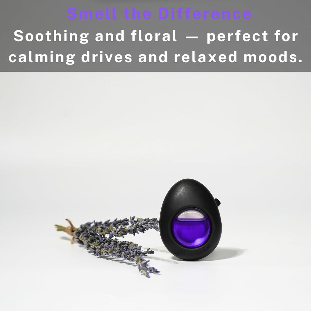 Air Jungles Car Air Freshener Vent Clip 3 Count, Lavender Scent, 4 ml Each, Long-Lasting Car Odor Eliminator, Easy Clip-On Design, Up to 90 Days Freshness for Cars, Trucks, and SUVs