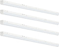 8FT LED Linear Strip Light, Super Bright 8 Foot LED Shop Lights 100W 90W 80W 70W 50W/6CCT 3000K-6500K Selectable, Flush Mount or Hanging 0-10V Dimmable Commercial Garage Ceiling Light, ETL DLC(4 Pcs)