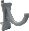 PegPro® J Hooks Kit for Standard “Wood Fiber” pegboard – Durable Plastic Pegboard Hooks - for Garage, Kitchen, Craft Room, and More (J Hook - 24 Pack, Gray)