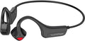 Bone Conduction Headphones - Bluetooth Running Earphones Open Ear Wireless Headset with Mic, Sweat Resistant Conducting Headphone for Workout Hiking Fitness Walking (Black)