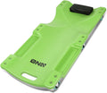 DNA MOTORING 40Inch Low Profile Plastic Rolling Garage Shop Creeper with Padded Headrest,Tool Trays & 6pcs Casters,Green, TOOLS-00218