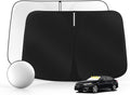 Windshield Sun Shade for Kia Optima 2016-2020 Foldable Sunshade Custom Fit Front Window Car Interior Accessories Protector Blocks UV Rays