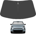 Proadsy 2025 Upgrade Windshield Sunshade Custom Fit 2017-2024 2025 Chevrolet Chevy Bolt EV LT, Premier Hatchback Reflective Heat Sun UV Protector Foldable Front Window Shade Accessories