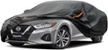 Kayme 7 Layers Car Cover Custom Fit for Nissan Maxima (1988-2025) Waterproof All Weather for Automobiles, Outdoor Full Cover Rain Sun UV Protection.Black