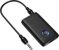 LOFICOPER Bluetooth Transmitter Receiver for Car, 2 in 1 Aux Bluetooth 5.3 Adapter, Wireless Music Receiver for Car Stereo System, Headphones, Speakers, Hands Free Call