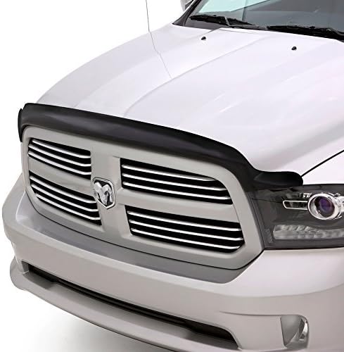 Auto Ventshade [AVS] Hoodflector Bug Shield / Hood Protector | Fits 2016 - 2023 Toyota Tacoma, 1 pc. | Dark Smoke - 21681