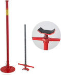 Stark USA Under Hoist Support Lift Jack Stand Wide Base 1/2-Ton 1,000 lbs Capacity Spin Handle, Self-Locking Threaded Screw, Supports Vehicle