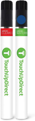 TouchUpDirect 8P4 Inigo Ink/Dark Blue Pearl Compatible with Toyota Exact Match Touch Up Paint Brush - Essential Kit