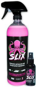 Boat and Car Detailing Spray | Water Spot Remover Boats | SLIX | Ceramic Coating for Cars & Boats | Waterless Car & Boat Cleaner | Protects Finish | Lasting Shine | Refreshing Coco-Lime Scent | 32 Oz
