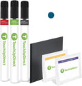TouchUpDirect 8X7 Electric Storm Blue Compatible with Toyota Exact Match Touch Up Paint Brush - Platinum Kit