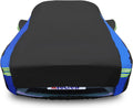 Avecrew Car Cover for Tesla Model Y, Custom Fit Full Exterior Cover with Charging Port and Breathable Ventilation Mesh, Waterproof All Weather Outdoor Rain Snow Sun Protection Cover