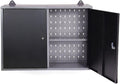 JZD Steel Garage Wall Mounted Tool Cabinet, Black & Grey