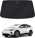 KUST Windshield Sun Shade for 2021-2025 2026 Volkswagen VW ID.4 Accessories Sunshade Window Sun Visor Protector Foldable Blocks UV Rays Keep Car Cooler Privacy