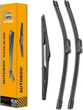 AUTOBOO 26"+17" Windshield Wipers with 14" Rear Wiper Blade Replacement for Subaru Forester 2019 2020 2021 2022 2023 2024 -Original Factory Quality (Pack of 3)