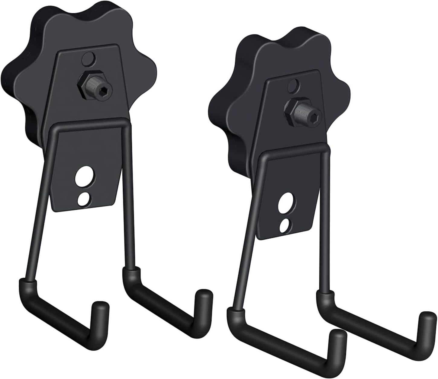 Strong Garage Magnetic Hooks, 2Pcs Large Heavy Duty Magnetic Hook with Anti-Slip, Magnet Hanger for Garage Tools, Hammer, Toolbox, Ropes, Drill