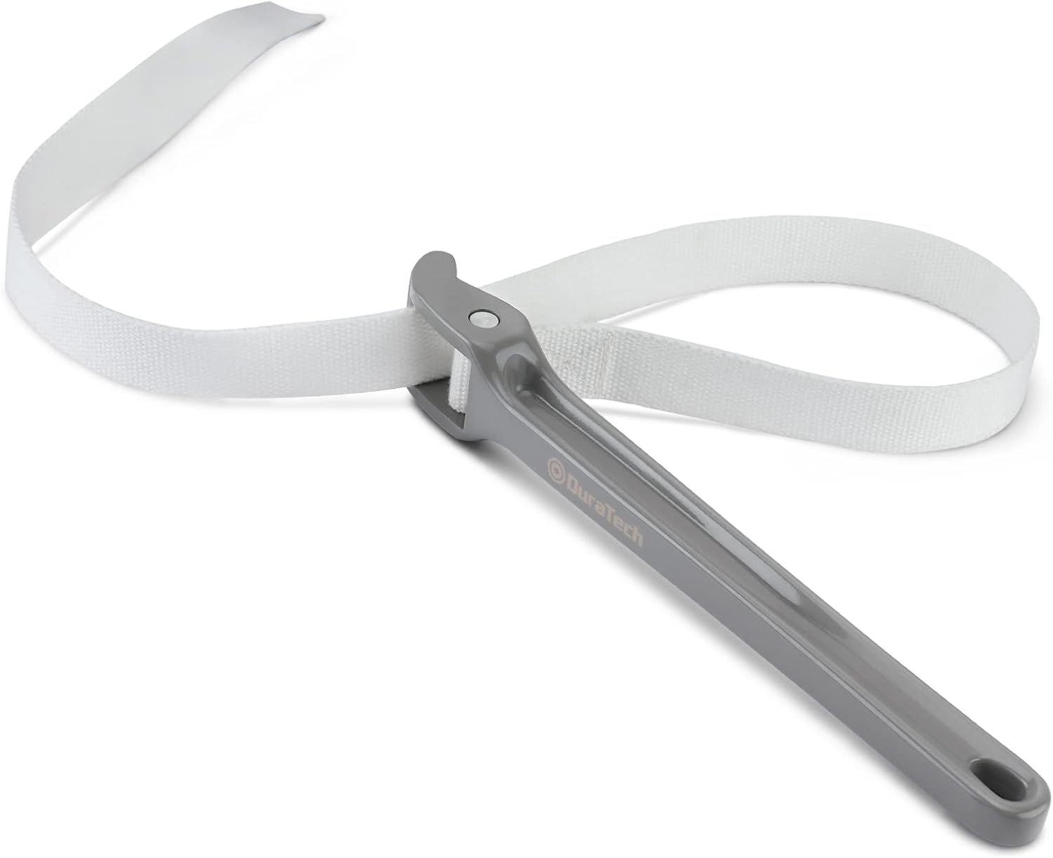 DURATECH Strap Wrench 12" Handle, Adjustable Nylon Strap Pipe Wrenches, Oil Filter Strap Opener Wrench