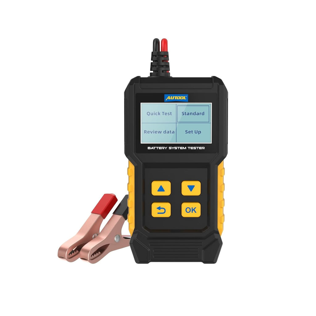 12V Car Battery Tester, 20-2000 CCA Load Tester Automotive,Charging & Cranking Analysis for Motorcycle, Truck, Boat, RV, Marine & More