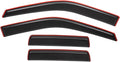 Lightronic Extra Durable Clip-on in-Channel Auto Vent Window Visor, Fits 1999-2004 Jeep Grand Cherokee, UV Protection Rain Guard, Original Wind Deflector, No-Drill Easy Install, Dark Smoke, 4-Pcs