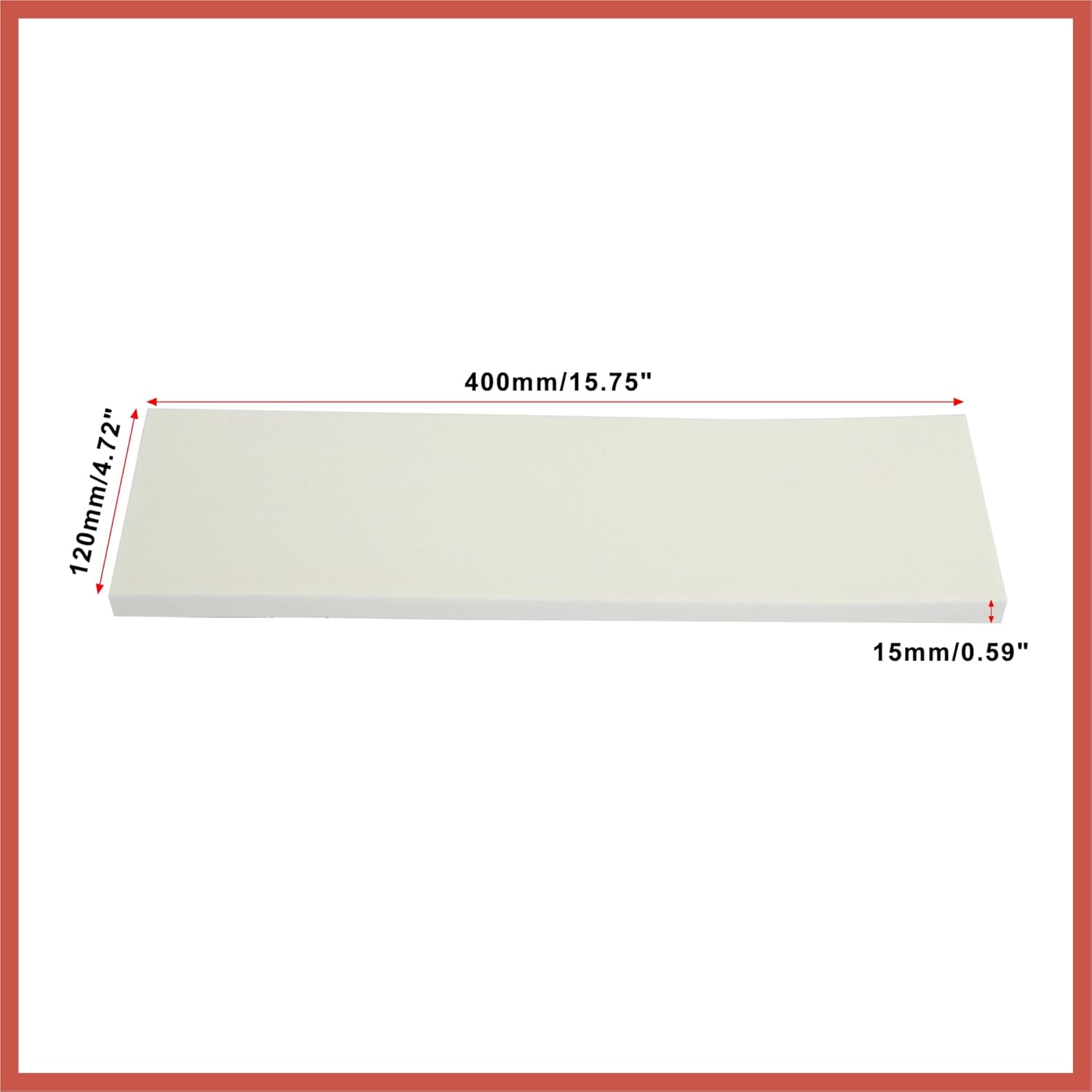 ACROPIX 400x120x15mm 2pcs Car Garage Wall Guard Door Bumper Protector Anti Collision Waterproof White Car Parts