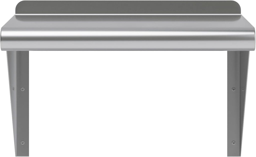 AmGood 12" X 16" Stainless Steel Wall Shelf | Metal Shelving | Garage, Laundry, Storage, Utility Room | Restaurant, Commercial Kitchen | NSF
