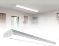 HYPERLITE 4ft LED Wraparound Light 60W,6600LM 4' LED Shop Lights Fixture with 3 Wattages for Garage,4000K Neutral White Wrap Light AC120V, 48inch Led Light Fixtures for for Garage, Office, Kitchen