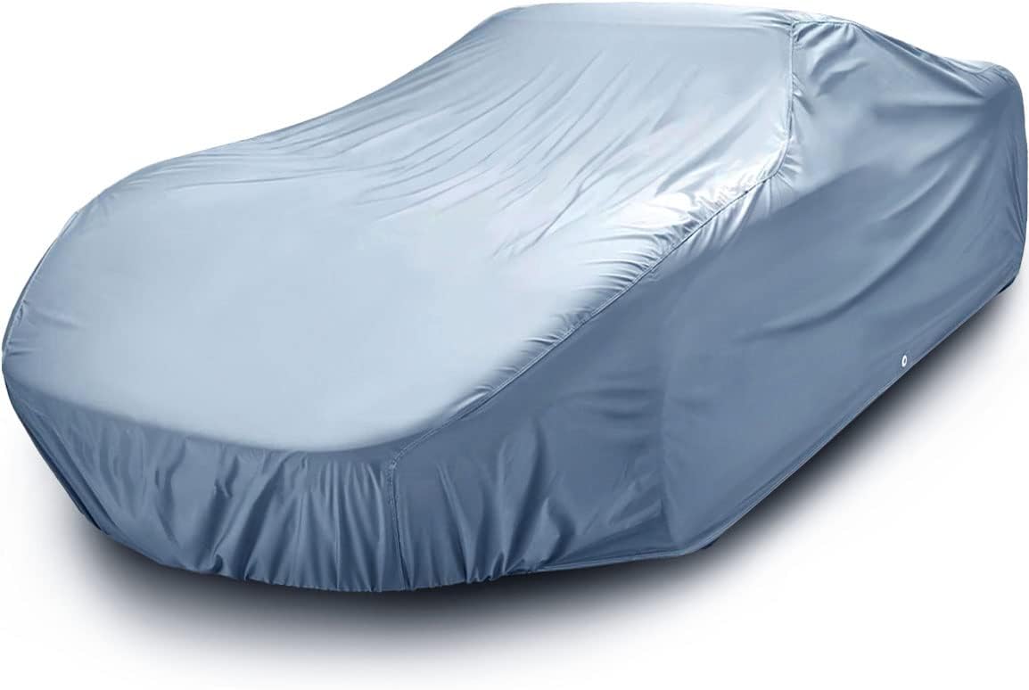 iCarCover Premium Car Cover for 1955-1957 Pontiac Safari Wagon Heavy Duty Waterproof All-Weather Automobiles Custom Fit Indoor Outdoor UV Snow Protection Covers with Straps and Bag