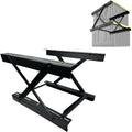 Koova Dual Rail Heavy Duty Overhead Garage Storage System - Stacking Overhead Storage Rails, Made in USA, Easy Installation, Hardware Included, Tote Bin Storage Solution