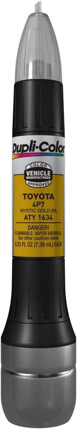 Dupli-Color ATY1634 Scratch Fix All-In-1 Exact-Match Automotive Touch-Up Paint – Toyota Mystic Gold – 0.25 oz. Paint Pen
