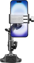 Bracketron HD Phone Dock PRO Dash and Window Metal Clamp Mount, Phone Holder for Car, Universal Phone Mount for Phones up to 3.5 Inches Wide