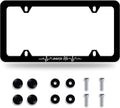 Nurse Life License Plate Frame Beautiful Text License Plate Stainless Steel Parts Funny License Plate Decorative with Screws Size 12.3" x 6.3" Men Women