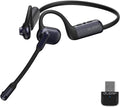 Pilot P200b Pro Wireless Headset with Mic for Work,50dB AI Noise Cancelling Microphone Headphones for Call,Bluetooth 5.3 Open Ear Headphones with Mic for WFH,Mobile Office,Meetings,PC & Phone