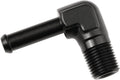 1/8 NPT Male to 1/4" Hose Barb Fitting Adapter 90 Degree Elbow Aluminum Black