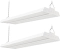 JTT LED Linear High Bay Light,200/150/100W 30000LM Shop Light Commercial 360° Adjustable 4/5000 CCT Tilt Hanging LED High Bay Shop Lighting Fixtures for Garage Warehouse Workshop Store, ETL 2-Pack