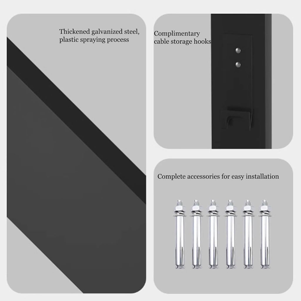 EV Charger Connector Pedestal Electric Vehicle Charging Stations, Stainless Steel, Combination Lock, Charging Pillar Charging Lever Charging Column for Charging Station Garage
