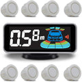 Backup Parktronic System Car Auto Vehicle Reverse with 8 Parking Sensors kit Distance Detection LCD Distance Display Sound Warning …
