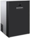 BODEGACOOLER 12 Volt Refrigerator, 116.2Quart RV Refrigerator with Freezer, Dual Modes RV Fridge with LED, (5℉-50℉) Travel Compressor Refrigerator 12/24V DC for Boat, Caravan, Truck, Camping (Black)