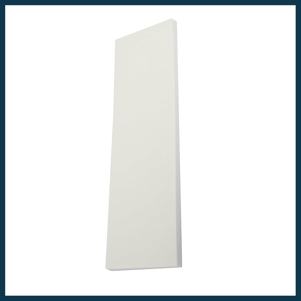 400x120x15mm 2pcs Car Garage Wall Guard Door Bumper Protector Anti Collision Waterproof White Automotive Parts