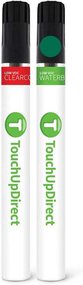 TouchUpDirect DAN Hakone Green Compatible with Toyota Exact Match Touch Up Paint Brush - Essential Kit