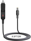Car Charger Power Adapter Compatible with BLUETTI Car Charging Cable EB3A / EB70 / EB70S Portable Power Adapter 2M/6.5FT Charging Cord with DC 8MM Input Port
