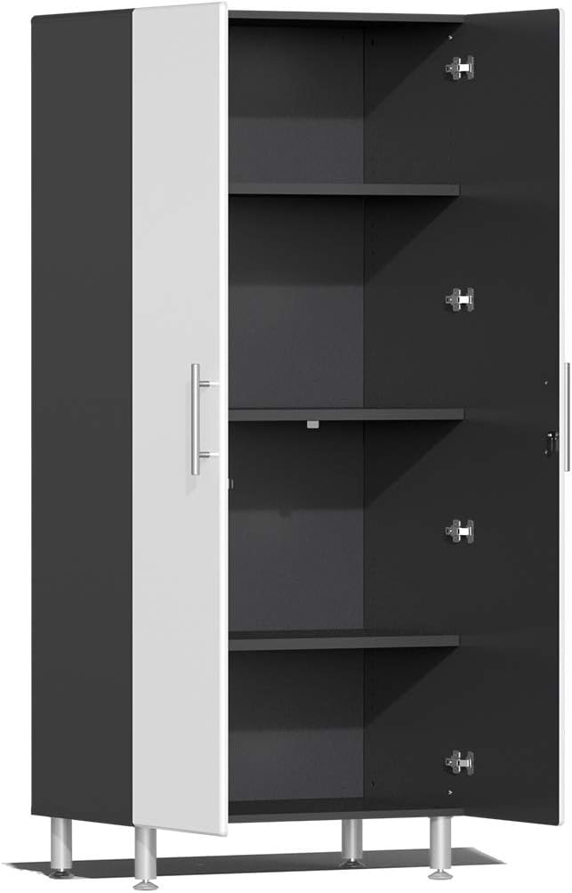 Ulti-MATE UG22050W 5-Piece Garage Cabinet Kit in Starfire White Metallic