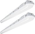 JTT 8FT LED Vapor Tight Light 120/100/80W,5000K/4000K/3000K Vapor Proof Lighting Fixture IP66, 18000LM LED Outdoor Shop Light Waterproof for Parking Garage Car Wash Warehouse Barn ETL Listed-2Pack