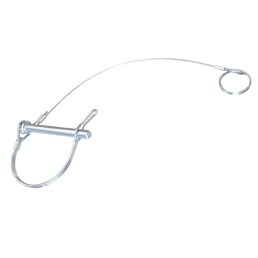 Trailer Coupler Pin 5/16-Inch Diameter x 2-3/4-Inch Long Trailer Pins with Plastic Coating Tether Quick Release Ring - 10Pcs 11-1/2" Length