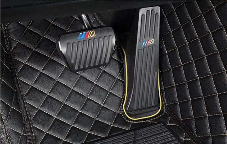 Custom All-Weather Protection Leather Car Floor Mats for Cars Sedan SUV Sports Car Waterproof Floor Mat (Blue)