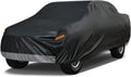 Kayme 7 Layers Truck Cover Waterproof All Weather, Heavy Duty Outdoor Pickup Cover Sun Uv Rain Protection, Universal Fit (Length Up to 240 inch) XL+.Black