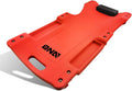 DNA MOTORING 40 Inch Mechanic Creeper, Blow Molded Low Profile Rolling Garage Creeper, w/Padded Headrest, Dual Tool Trays, 350lbs Capacity, Red, TOOLS-00005